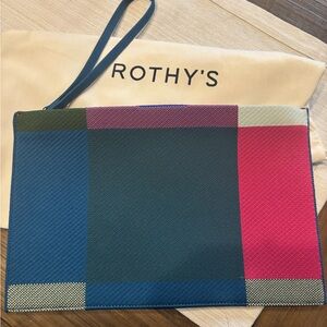 Rothy's Multicolor Patchwork Clutch